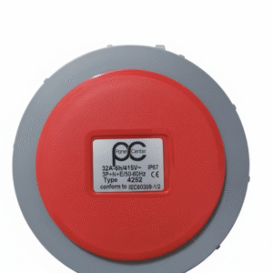 Panel Center Heavy-Duty 32A, 5-Pin IP67 Industrial Socket