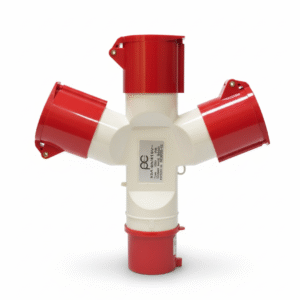 Panel Center Industrial Socket 3 way 32A 4PIN