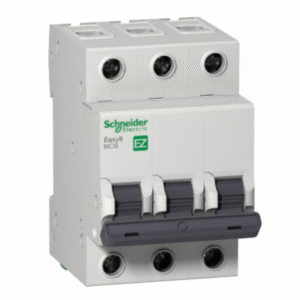 Schneider Electric Miniature circuit breaker (MCB), Easy9, 3P, 20A, C curve, 6000A (EZ9F56320)